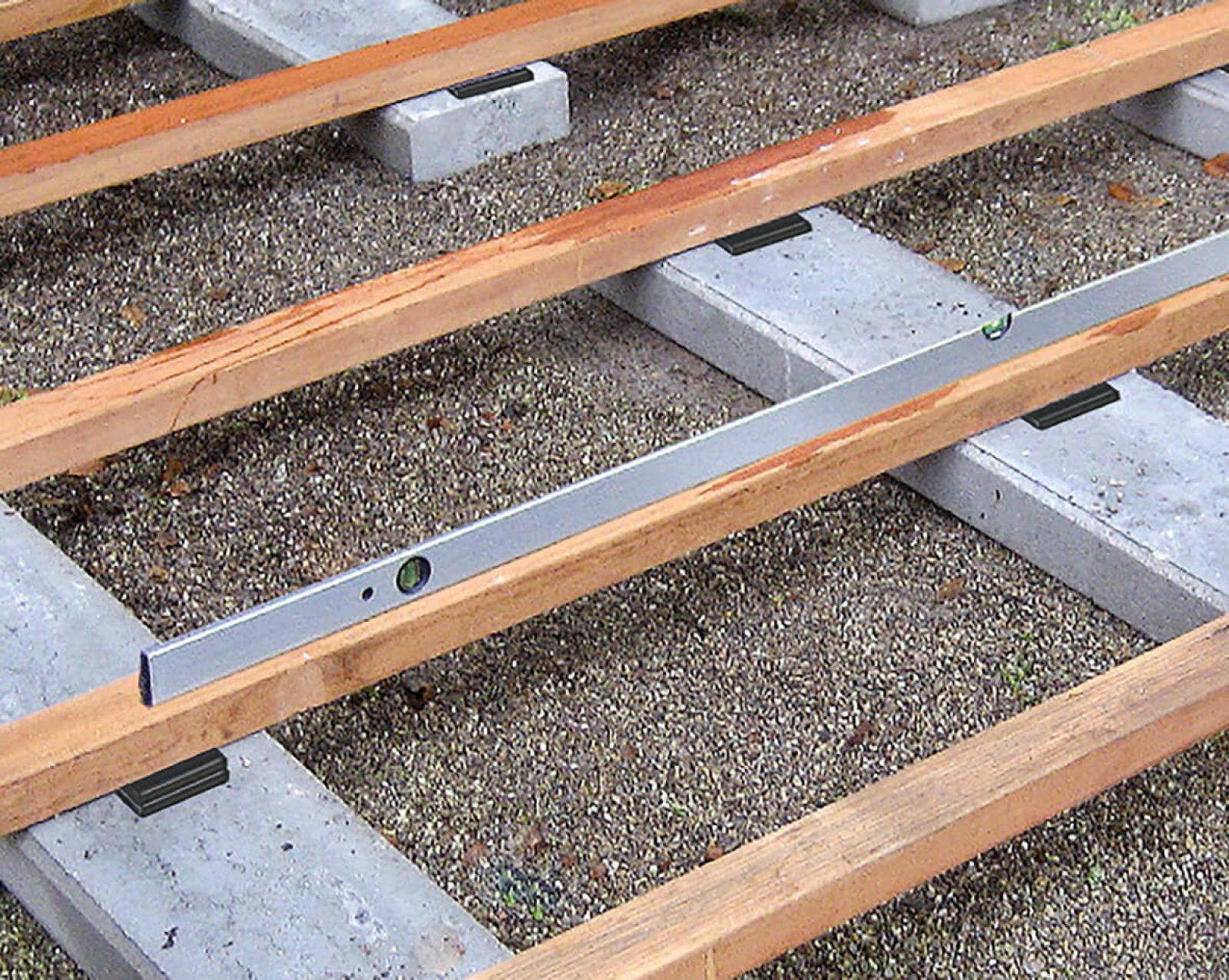 Terrassenpads EPDM PAD 10x60x60 mm, Eurotec (25 Stk.)