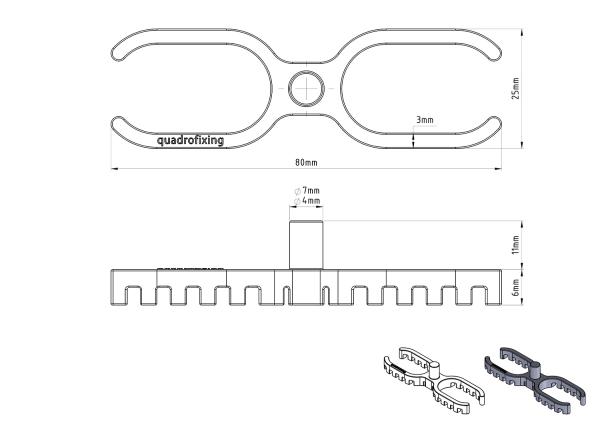 Abstandhalter für Terrassendielen 5