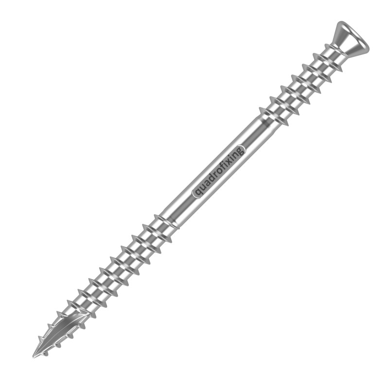 Edelstahl-Terrassenschraube A2 4,2 mm QUADROFIX HDS (200 Stk.)