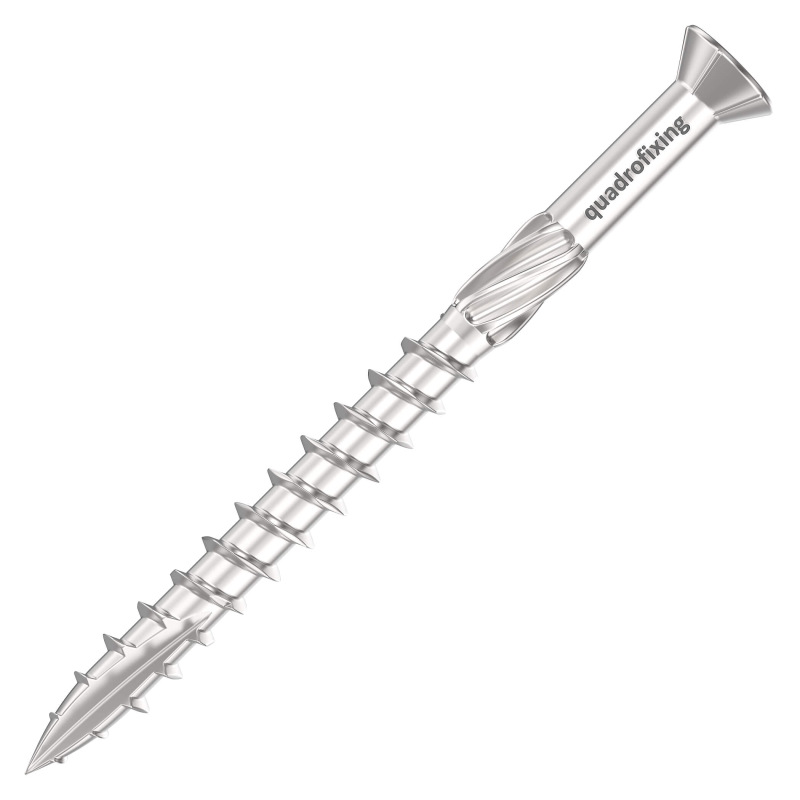 Terrassenschrauben T-Drill 5,0 mm, Edelstahl A2 (100 Stück)
