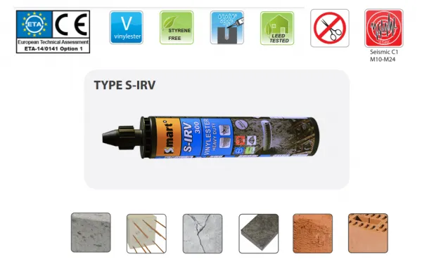 Chemická kotva SMART VINYLESTER S-IRV (300 ml) - 1 ks 5