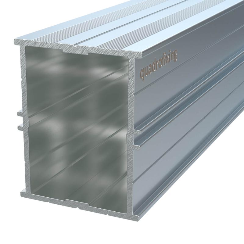 Aluminium-Terrassenprofil 50×40×4000 mm | QFX-ALU 50