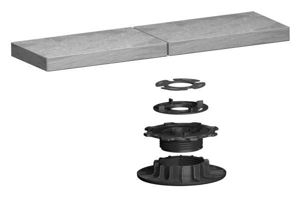 Verstellfüße für Terrassenplatten EUROTEC GIANT S 40-55 mm 2