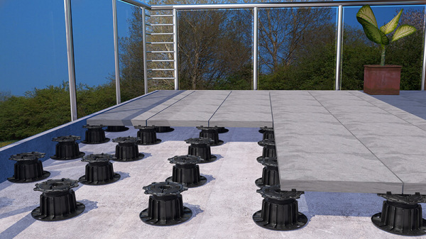 Verstellfüße für Terrassenplatten EUROTEC GIANT S 40-55 mm 4