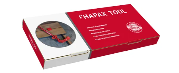 Hapax tool - Brettrichter für Holzdielen und den Terrassenbau