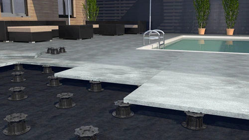 Verstellfüße für Terrassenplatten EUROTEC GIANT S 40-55 mm 5