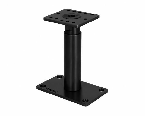 Schwarzer verstellbarer Pfostenträger Eurotec PediX Black 1