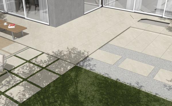 Terasová dlažba na terče 03 - rozmer 600x600x20 mm (1 ks) 1