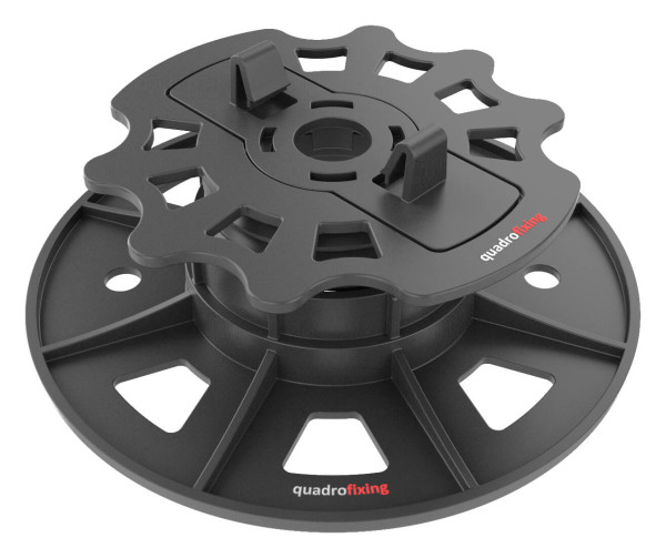 Verstellfuß EUROTEC BASE 25–40 mm für QFX-ALU-Profile
