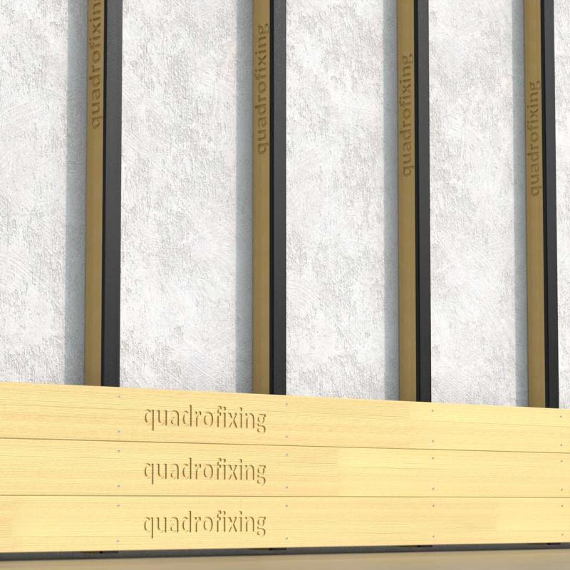 EPDM-Band für Holzschutz - QUADRO TAPE (1x77x20000 mm) Terrassenband