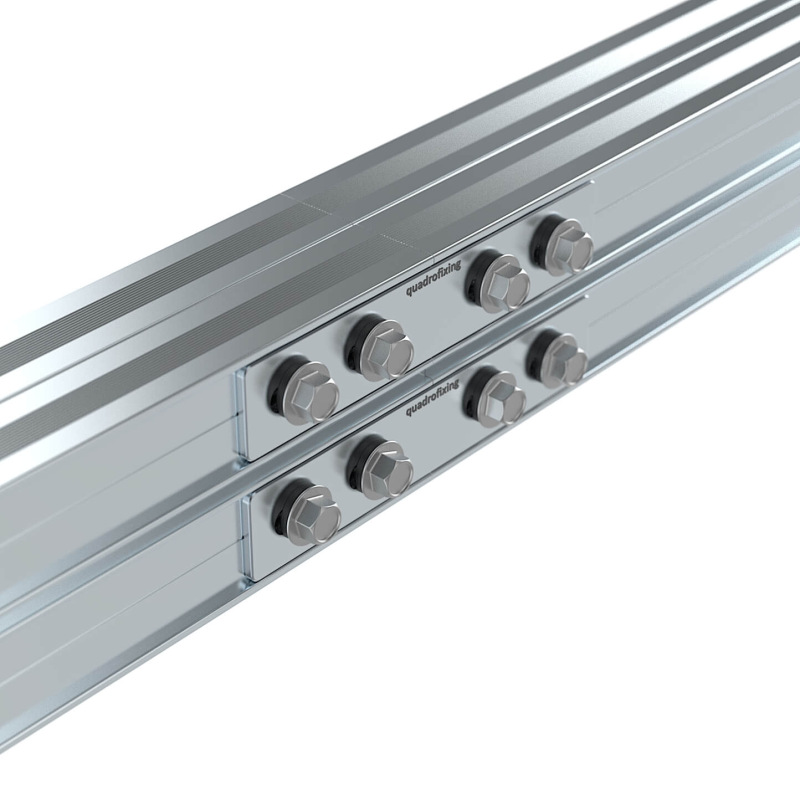 Verbinder für Aluminiumprofil QFX-ALU 19x100 mm 2