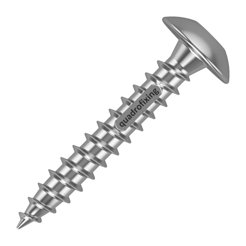 Edelstahlschraube 6 mm mit Tellerkopf (50 Stk.)